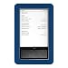 Premium Blue Soft Gel Silicone Skin for the Nook, Barnes and Nobles Electronic eBook Reader Case Cover