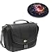 Deluxe External HD (Hard Drive) Storage & Travel Case - for Compact Medium Size HardDrive - w/ Internal Divider, Adjustable Shoulder Strap & Carrying Handle ** Includes Custom Design Mouse Pad **