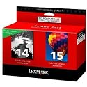 No 14/NO 15 Black/color Return Program Print Cartridges
