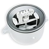 KitchenAid KICA0WH 2 Quart Ice Cream Maker Stand Mixer Attachment
