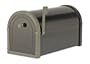 Architectural Mailboxes Bellevue  Mailbox Black with Bronze