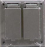 Ace Weatherproof Two Gang Vertical Gfci Outlet Cover (34443)