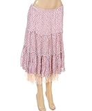 Comfortable Casual Flair Pink Skirt