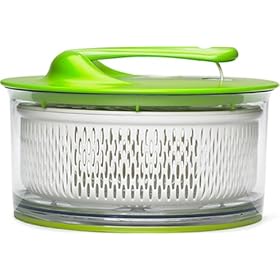 Chef'n Large Salad Spinner, Arugula with Meringue Basket by Chef'n