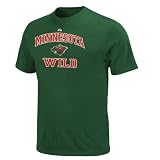 NHL Minnesota Wild Wild Heart And Soul II Adult Short-Sleeved Basic Tee,Dark Green,XX-Large