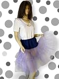 Petticoat Kleid für Petticoats für Tellerrock Tellerröcke Tanzkleid lila Gr. 34 - 40 P01