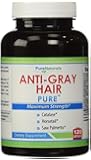 #1 Anti Gray Hair 120 Capsules Supplement -- contains the enzyme Catalase with Horsetail, Plant Sterols, Barley Grass Powder etc. Advanced Hair Formula with Highest Quality!