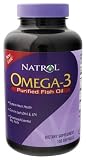 Natrol - Omega-3 150 softgels 1000mg per Softgel Purified Fish Oil DHA EPA