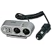 Connectland - Doubleur allume-cigare 12V/24V + USB + Lampe