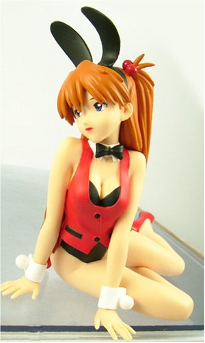 Evangelion Asuka Bunny Figure (Black Variant)