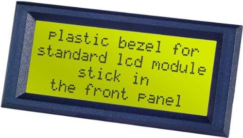 LCD Character Display Modules &amp; Accessories Bezel 017-xx Series 75.0x24.2/ 91.0x36.4