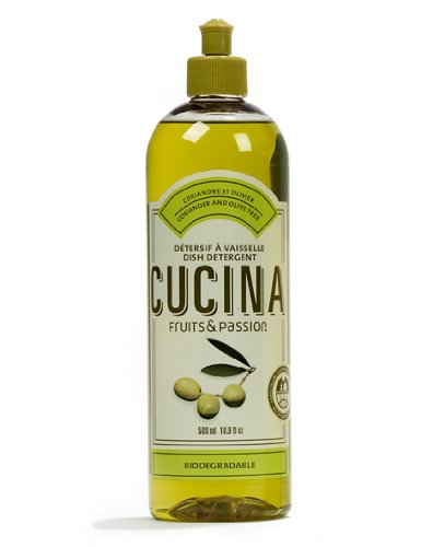 Fruits & Passion Cucina Kitchen Dish Detergent Soap Corinader and Olive Oil