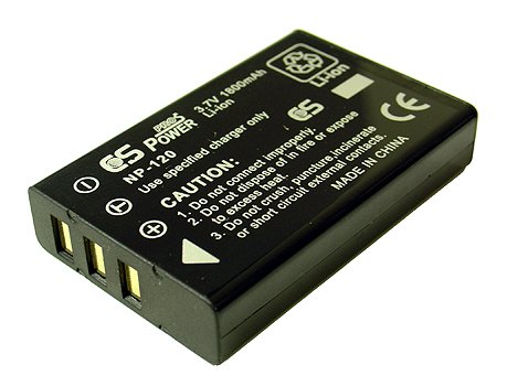 Maximalpower FUJI NP-120 2000mah Battery for Fuji NP120, Pentax DL17 and the Kyocera-Contax BP1500, Fully Decoded w. 3 yr warranty