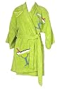 Canyon Group Margaritaville Lime Chenille Kimono Robe