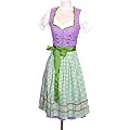 Zauberhaftes kurzes Wiesn Dirndl FANNI in 5 Farbkombinationen, 2tlg., 60 cm