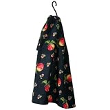 April Cornell Apple Black Waffleweave Tea Towel by Now Designs