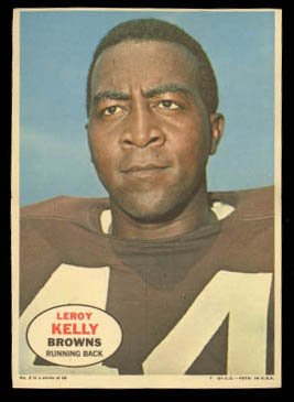 Leroy Kelly Topps NFL Football Poster #2