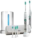 Philips HX6952/71 Sonicare FlexCare Electric Toothbrush With Soft Travel Case 2 toothbrush Heads Travel Charger & UV Sanitiser - Twin Pack