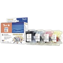 Peach Combi Pack, XL-F�llung, kompatibel zu Brother LC-1000, LC-970 bk, c, m, y