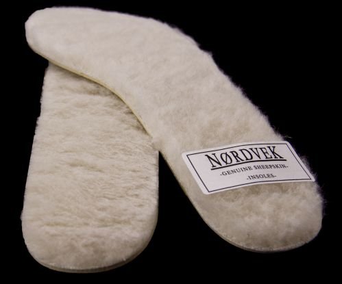 Nordvek Premium Quality Genuine Insoles - Sheepskin Or Lambswool - Adults / Childrens Sizes Available # 499-100