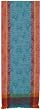 Hand Woven 100% Cotton Crabs Auqa Blue Table Runners 12x72" Set/2