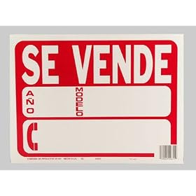 10 each: Hy-Ko Spanish Sign (20655)