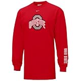 Nike Ohio State Buckeyes Scarlet Classic Logo Long Sleeve T-shirt