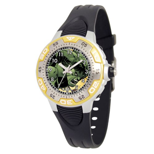 Marvel Comics Kids' MA0108-D349-Yellow Marvel Hulk Spectrum Watch