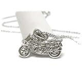 Motor Bike Motorcycle Crystal Necklace Fashion Jewelry