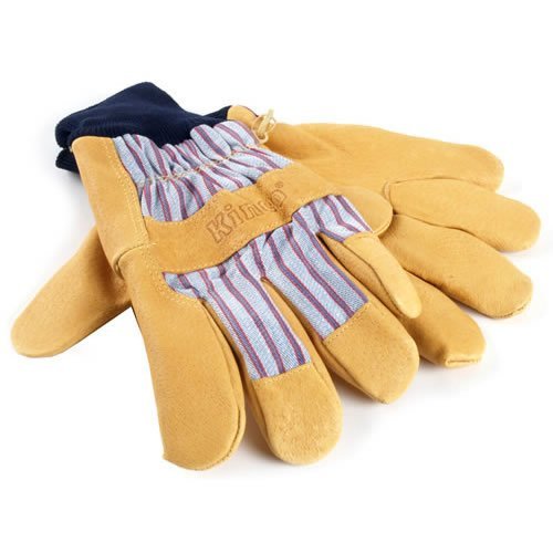 Kinco Lined Grain Pigskin Leather Palm With Knit Wrist Work Gloves For Cold Weather, Large On Sale