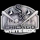 Chicago White Sox Pewter Belt Buckle - MLB Baseball Fan Shop Sports Team Merchandise