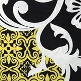 Trio Black White & Yellow Large Funky