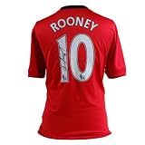 Wayne Rooney Signed Manchester United Jersey - Autographed Soccer Jerseys