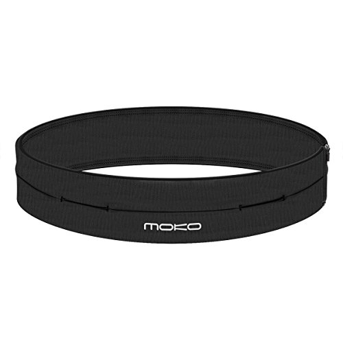 Running Belt Waist Pack, MoKo Lightweight Outdoor Sports Waist Pouch Bag Fanny Pack, Fitness Workout Belt for iPhone 6S, 7 Plus, Galaxy J3, S6, S7 Edge, Moto Z Driod, Google Pixel XL & More Up to 6