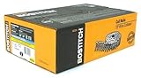 BOSTITCH C4R80BDG Thickcoat Round Head 1-1/2-Inch by .080-Inch by 15 Degree Ring Shank Coil Sliding 