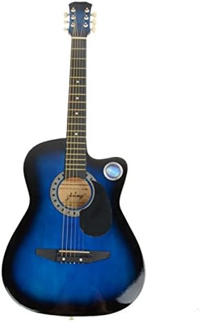 Muse MUSEUNLIMITED CSP-38C 38 Inches Basswood Cutaway Acoustic Guitar Adult / Starter / Beginners Kits, Guitar Acoustic Blue of Black