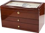 Auer Accessories Gaia 425DM Watch Box For 25 Watches Dark Maple