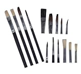 41frfMFDscL. SL160  Assorted Artist Paint Brushes 15 PIECE Kit Set