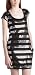 Jump Junior's Sweater Knit Cap Sleeve Dress,Black/Silver,Small image 1