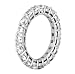 3.25 CT TW Shared Prong Diamond Eternity Wedding Band in Platinum