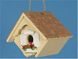 Little Yellow Wren Architectural Birdhouse