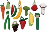 Organic Veggies and Fruit Safe Non-toxic Teething Toys for Baby