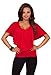 Scoop Neck Flounce Butterfly Sleeved Casual Jersey Dressy Trendy Tee Shirt
