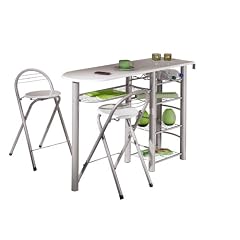 Links 50901190 K�chen Bar "Frida" inklusiv 2 Hocker, wei�