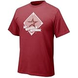 Nike Houston Astros Crimson Heather Heritage Diamond T-shirt