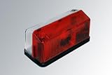 Produkt-Bild: EAL Umrissleuchte, rot/wei&szlig;, 92 x 43 x 37 mm, Gl&uuml;hbirne nicht enthalten