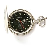 Colibri Pocket Watch Hunting Case Day Date 24 Hour Sub Dial Gift Box PWQ096905S SALE