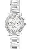 AK Anne Klein Women\'s  10-7899MPSV Diamond Accented Multi-Function Silver-Tone Watch