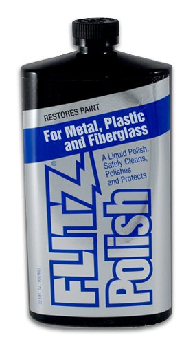 Flitz Metal Polish, Fiberglass & Paint Restorer 32.1 oz. Liquid