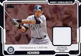 2008 Topps Highlights Relics IS Ichiro Suzuki D (Baseball Cards) Seattle Mariners (Piece of Game Used Jersey)